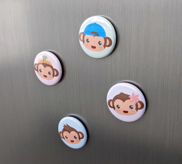 Magnets personnages pour personnaliser les outils de motivation