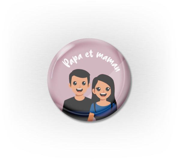 Magnet papa et maman